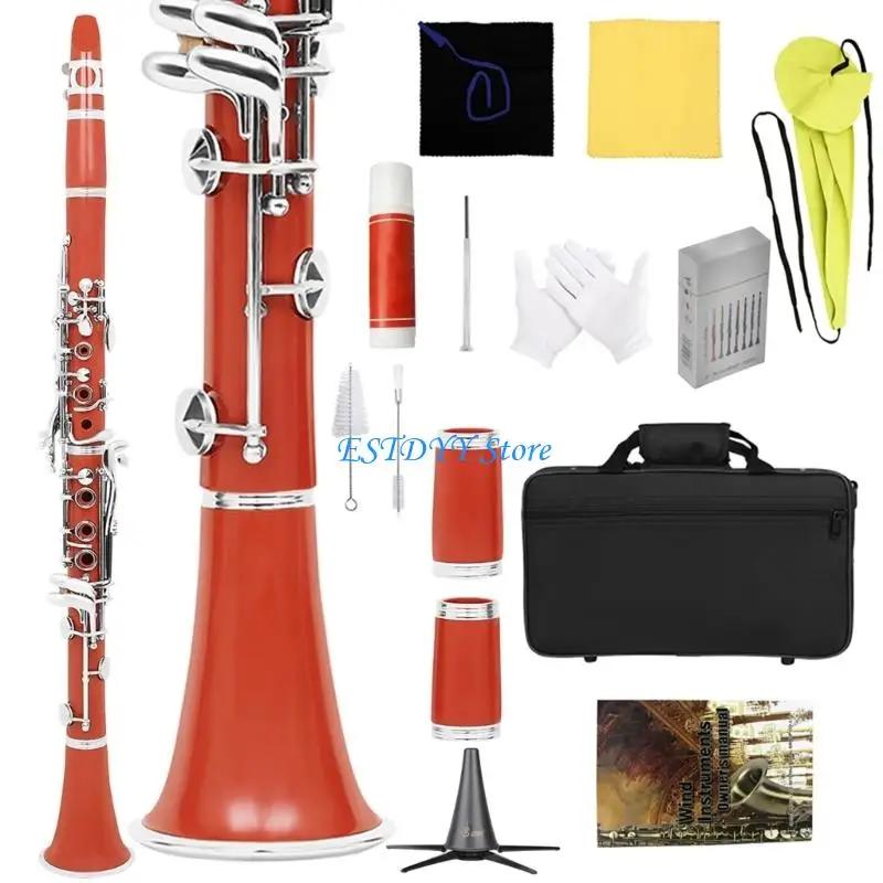 G6DE Beginner Clarinet with Copper Keywork and Comfortable Finger Positioning