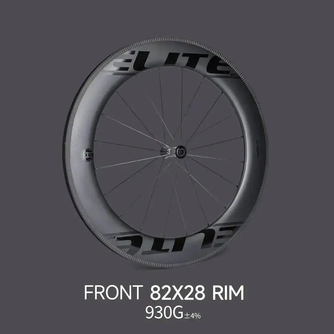 ELITE / T-Formula カーボンホイール　ディープリム　 前後セット ELITEWHEELS AERO TT-リムブレーキカーボンホイールセット
