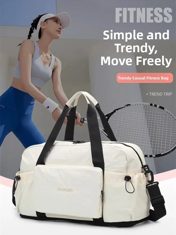 Large Capacity Short Trip Travel Bag Wet And Dry Separation Sports Fitness Bag Lightweight Fashionable Business Hand Luggage ...