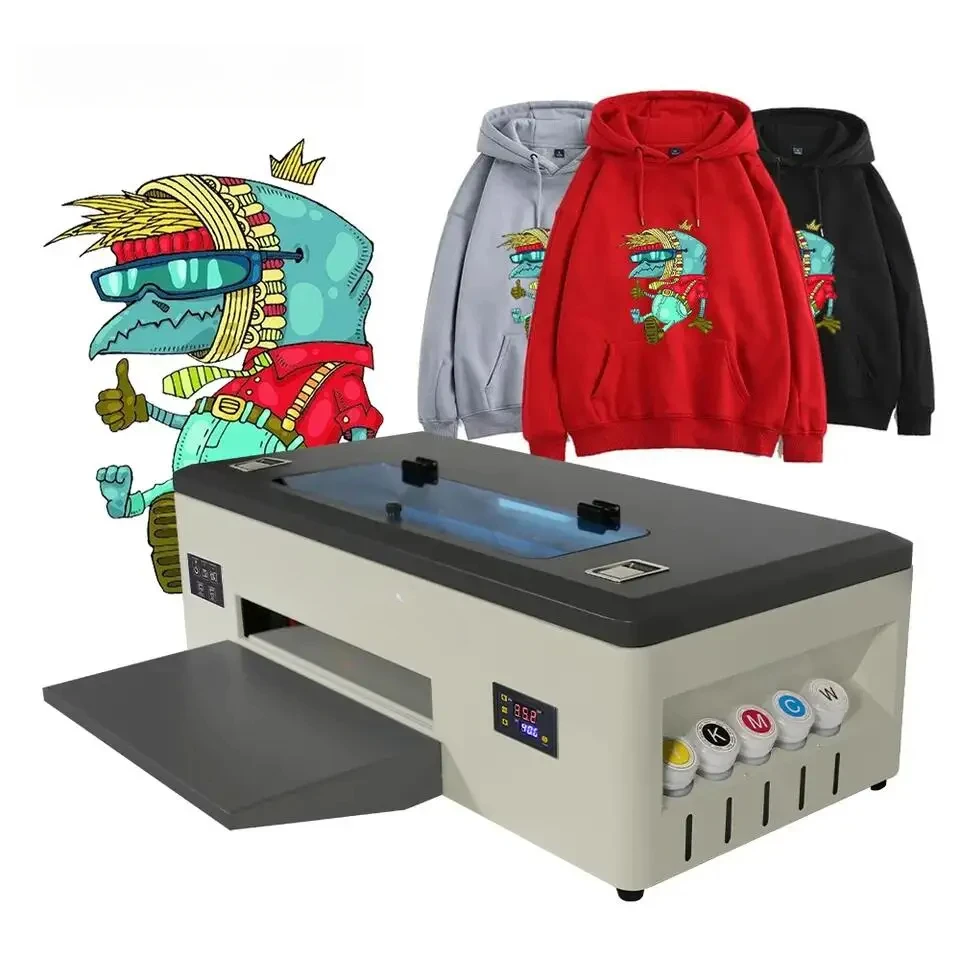 

A3 1390 L1800 Printers Direct to Garment Heat Transfer PET Film Dtf Printer CMYKW for T-shirt