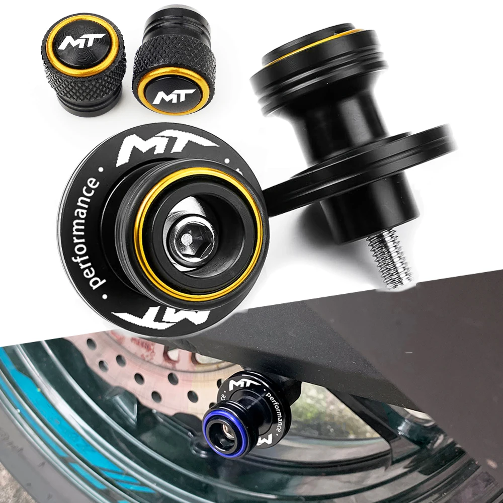 Für CFMOTO 450MT 650MT 700MT 800MT 1000MTX Motorradzubehör: Schwingarmstützen (Paddock Spools) für CF MOTO 450 650 700 MT 800 1000 MT-X – Detail 1