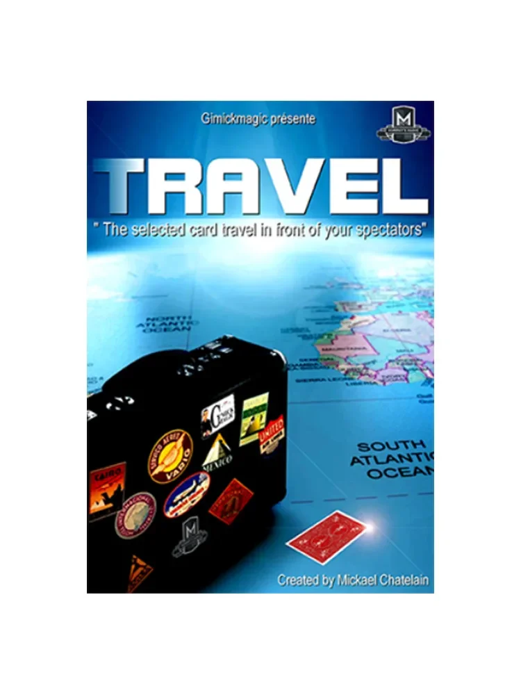 

TRAVEL (Gimmick+online instruct) by Mickael Chatelain,Card Magic Trick,Close up,illusions,Fun,Mentalism,Street Magia