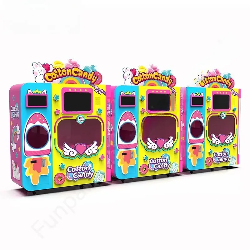 Factory Automatic Cotton Thread Candy Machine Small Business Marshmallow Vending Machine