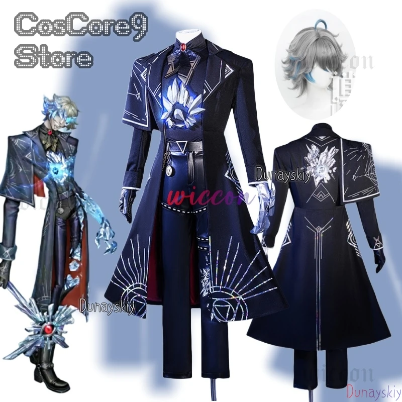 Disfraz de Identity V Norton Campbell, uniforme de prospector dorado, fiesta de Carnaval de Halloween, ropa de juego de rol de Navidad