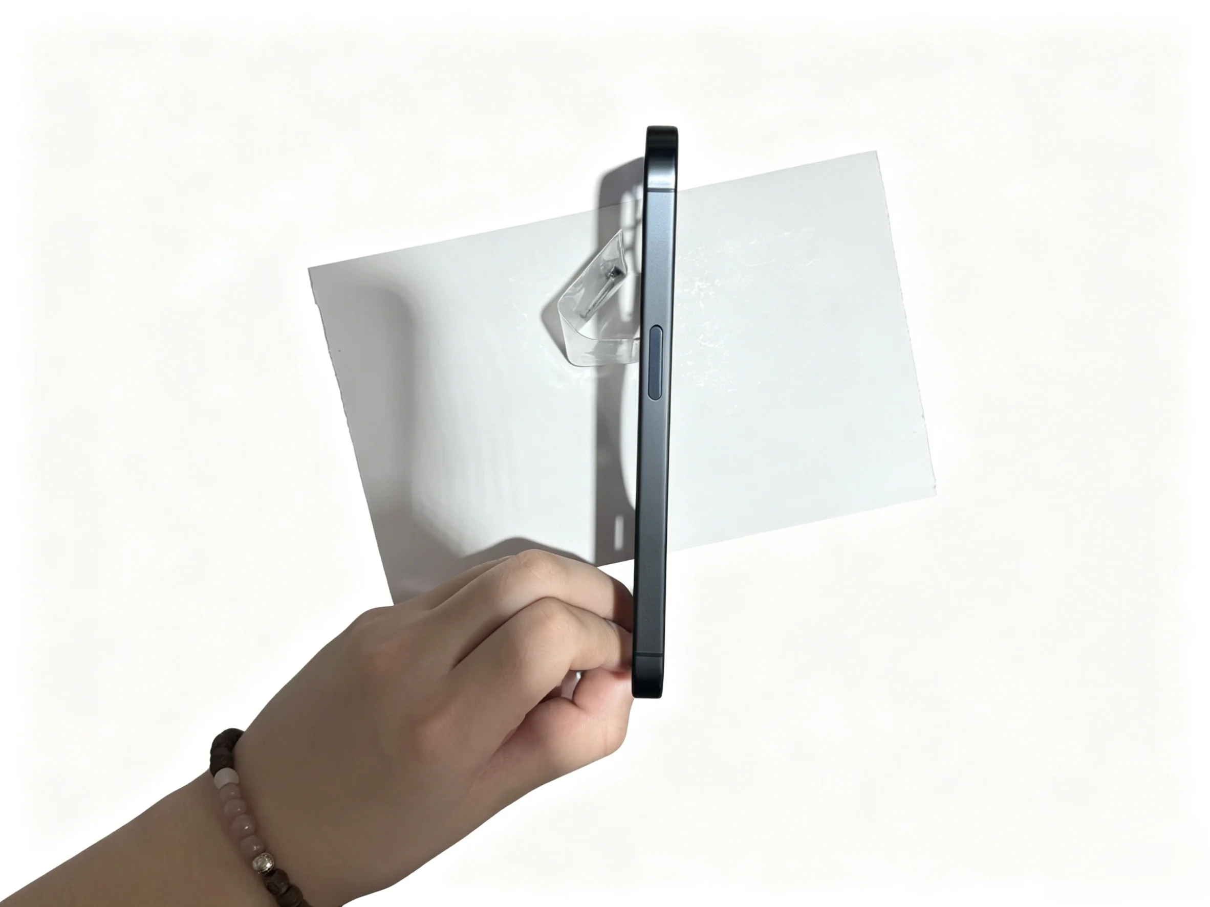 Replacement Middle Frame Housing For 15 Pro With Buttons Tail Dust Net Screen Buckle, Not Include Back Glass image 4