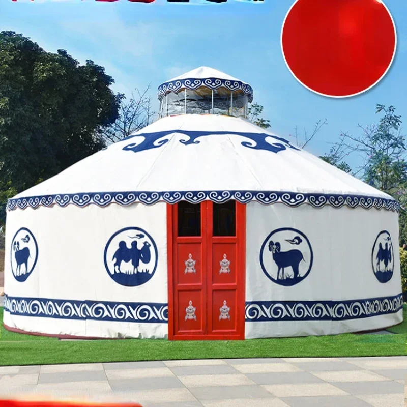 For Mongolian yurt tent, farmhouse, large-scale holiday barbecue, catering, sunshade