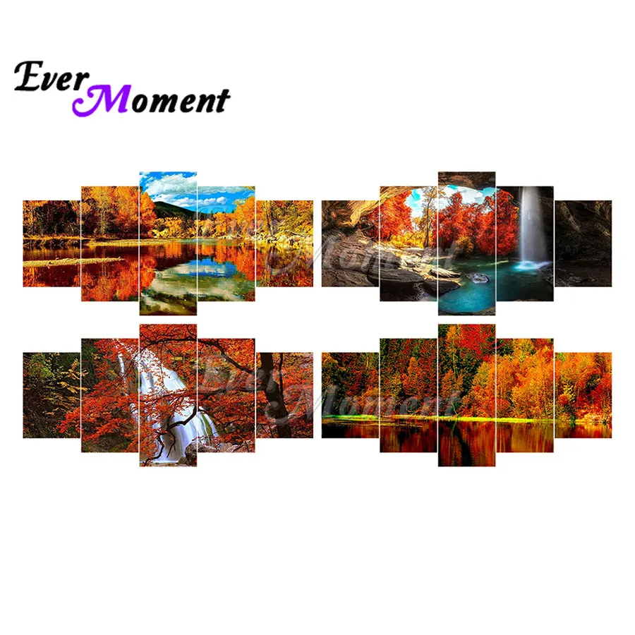 

Ever Moment Diamond Painting Multi-picture Scenic Nature Landscape Square Resin Drill Art Handmade Decoration Kits 1M034