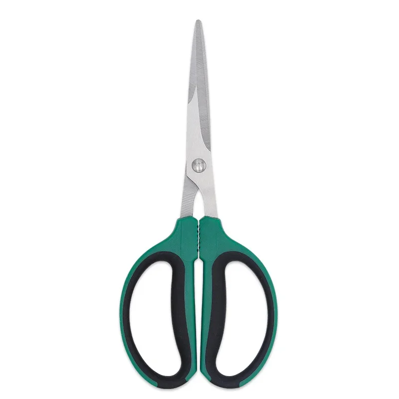 Stainless Steel Blade Straight Head Pruning Shears PP+TPR Handes Grape Bonsai Cutter Tools Household Garden Scissors for Flowers