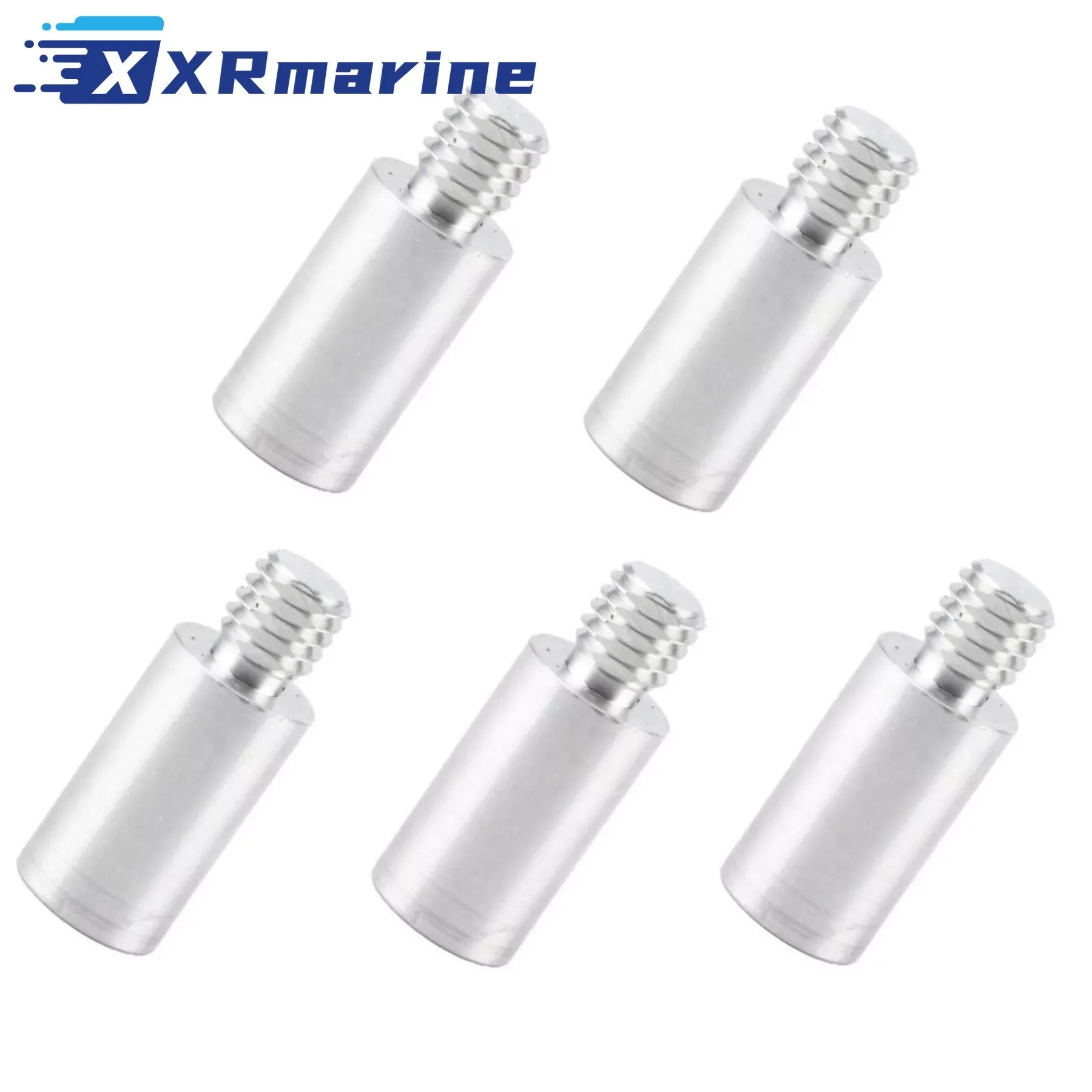 5Pcs Boat Anodes Zinc Pencil Rod Volvo Penta Marine Engine 3838499 800476 804107 838929 858501 18-6001