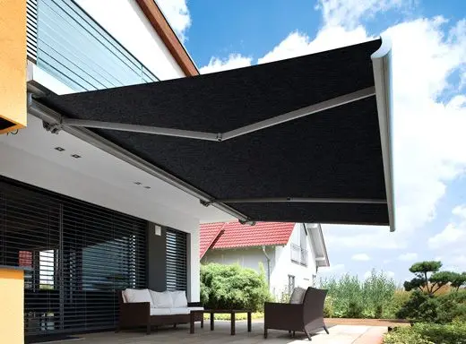 

Heavy-duty Awning Aluminum Alloy Frame Luxury Style Sunshade Retractable Awning High-strength Windproof for Outdoor Home Space