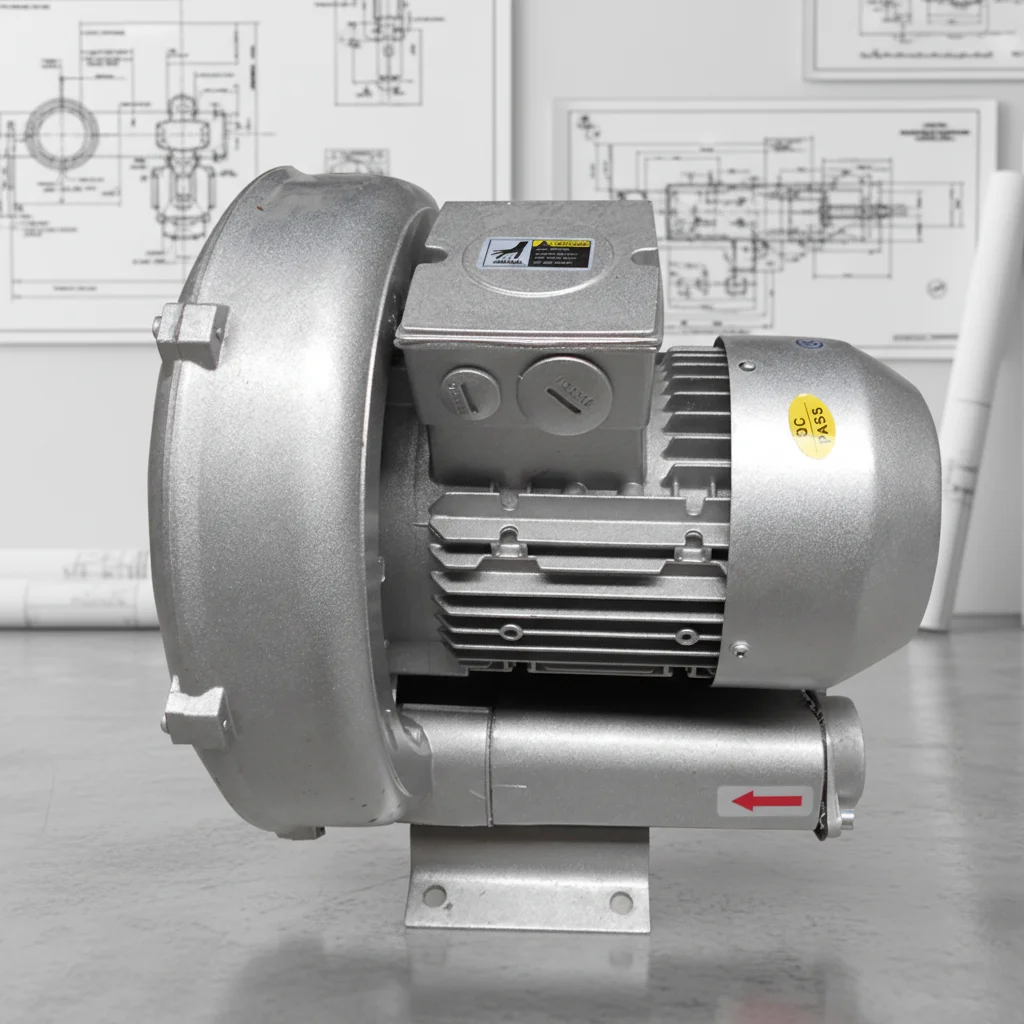Factory Direct Sale 0.7kW 0.83kW Industrial Side Blower for Rubber Production