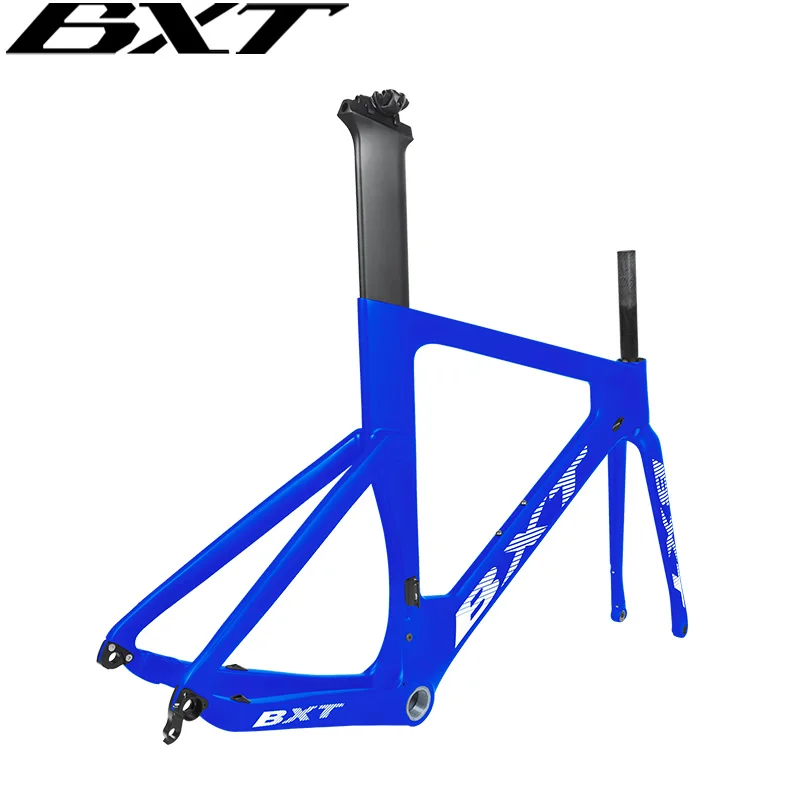 BXT-Carbon Road Bike Frameset, Disc Brake, Thru Axle, 12x142 BSA, 700x23c, Road Bicycle Frame, Racing Cycling