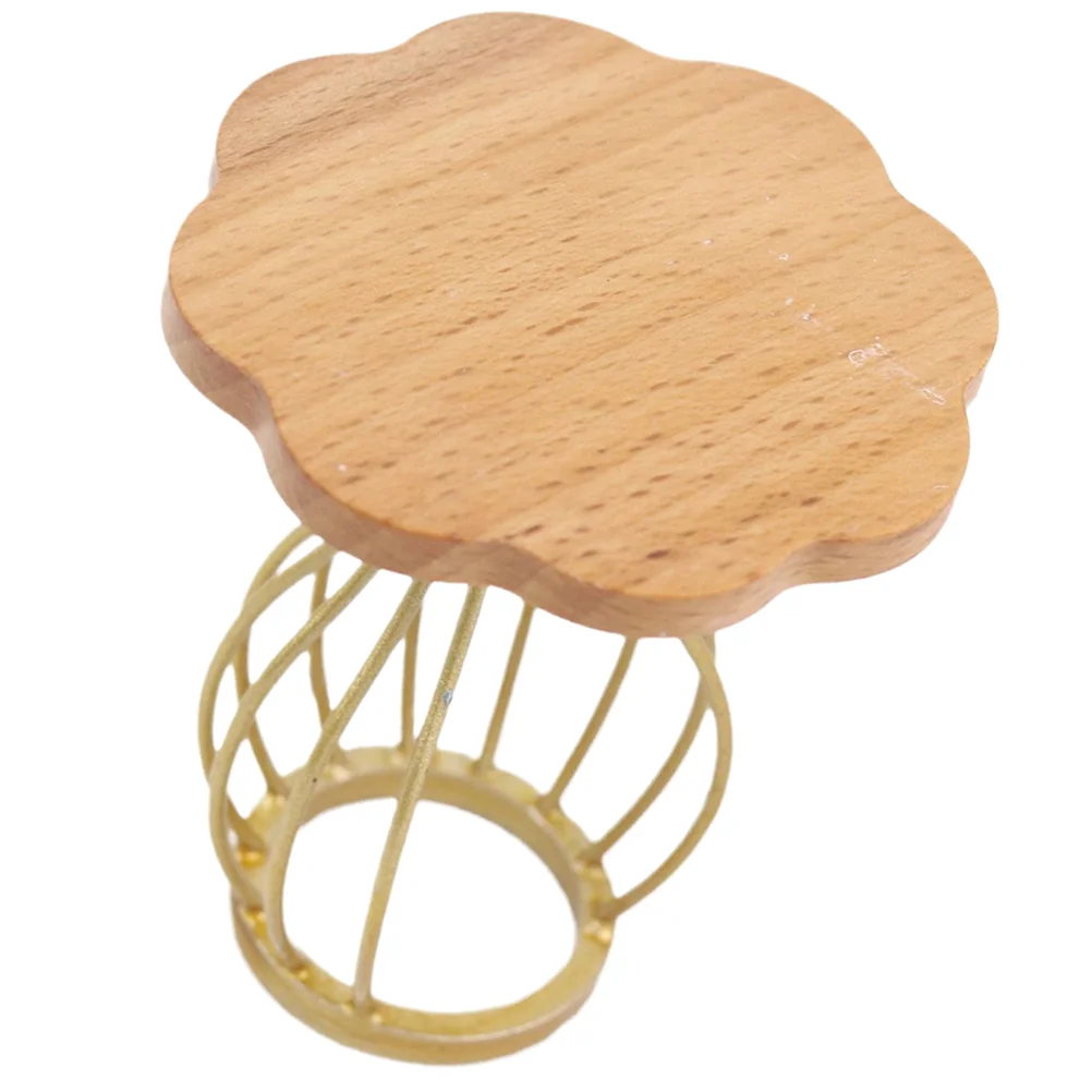 Tavolino in miniatura Decorazioni per mobili per la casa Accessori per l'estremità e piccolo giocattolo laterale