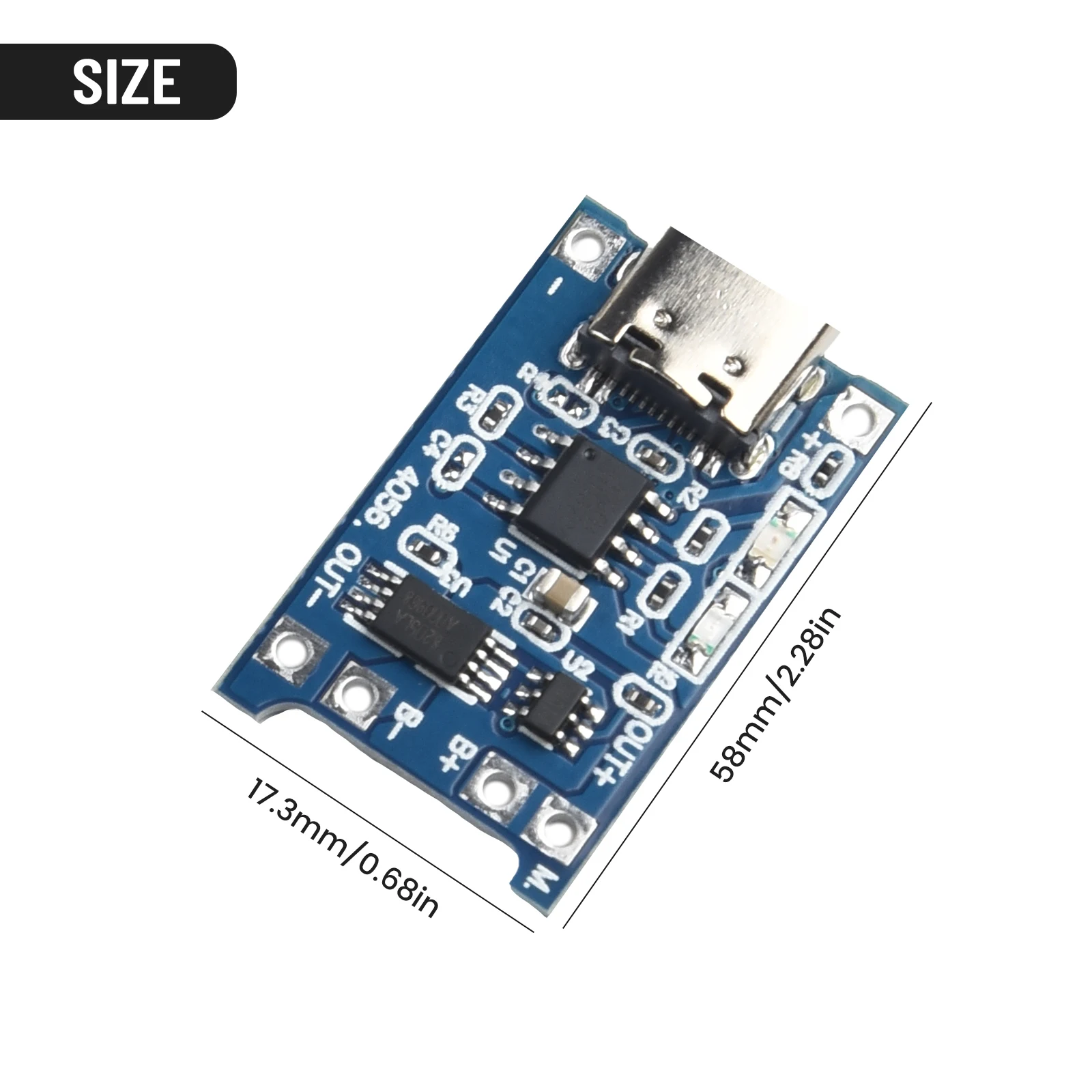 None Charging Boards Charger Board Module 5V 1A Charging Board Module High Charging Efficiency Lithium Battery