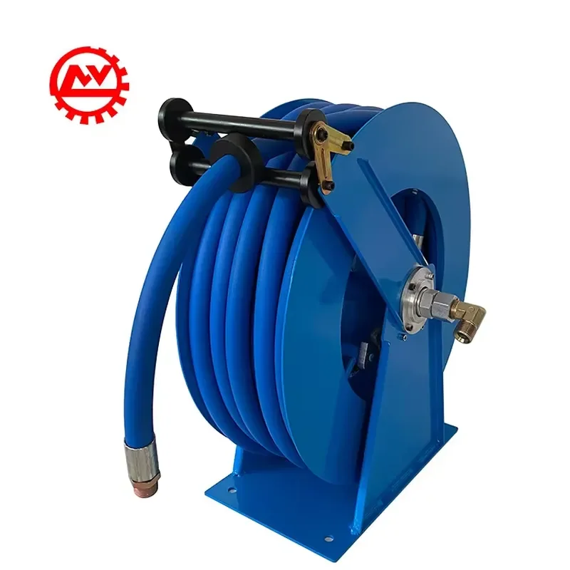 20 Meters Heavy Spring Rewind Expandable 3/4'' Automatic Retractable High Pressure Hose Reel