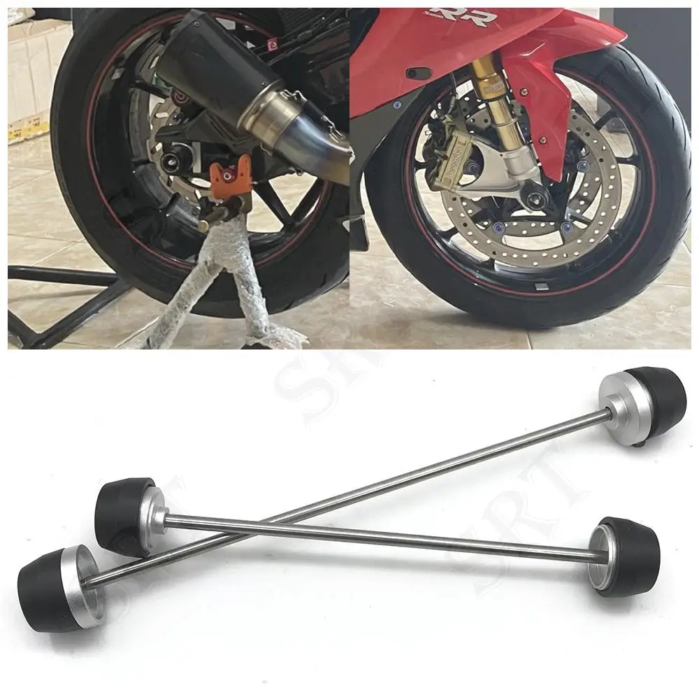 

Fit For BMW S1000 RR S1000R Motorcycle Accessories Wheel Axle Anti-collision Sliders Crash Protector Kit S1000XR 2014-2022