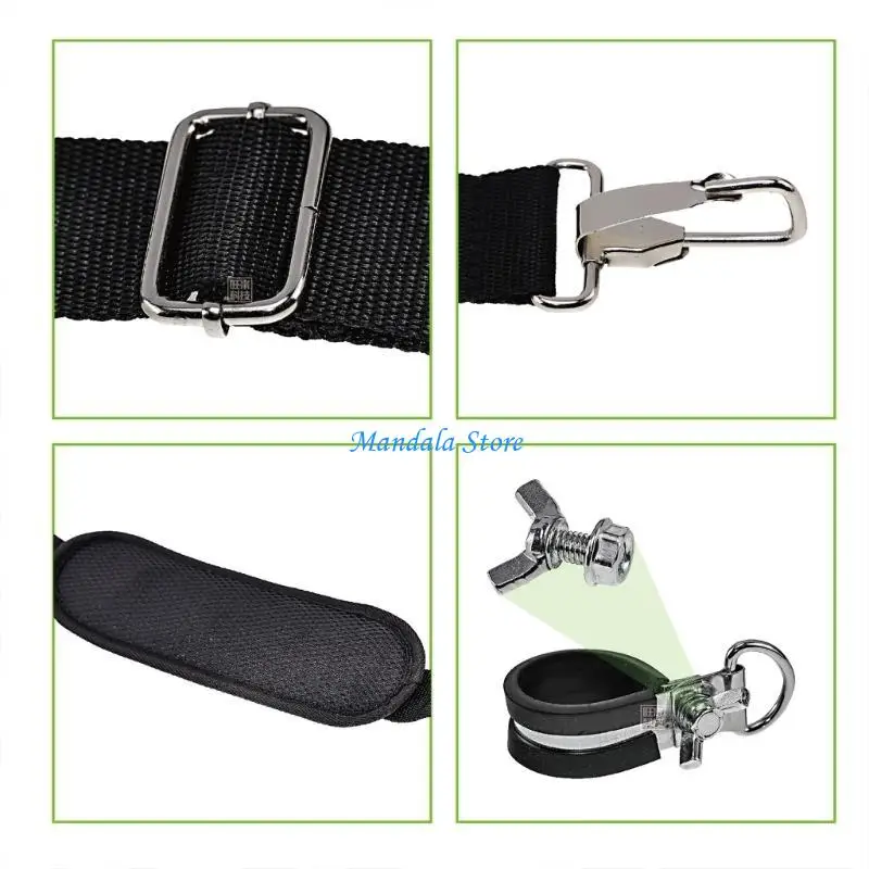 U2JC Adjustable Garden Yard Lawns Mower Weeder Trimmer Shoulder Strap Belt, Comfort Designs with Quick Release for Gardeners