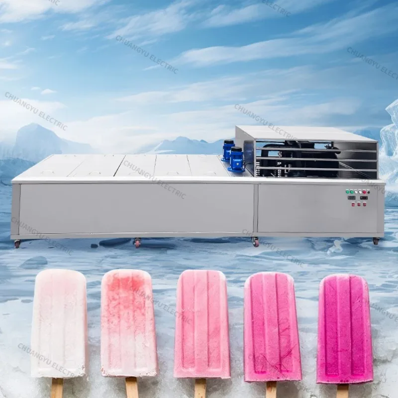 Wholesale High Quality Sustainable Commercial Popsicle Ice Lolly Making Machine With Sho Case Customzied