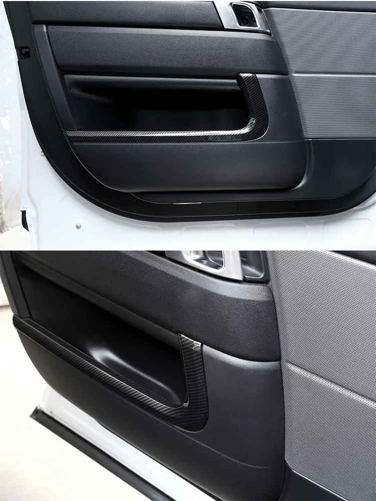 Für Land Rover Range Rover Sport 2014-17 Carbon Faser Auto Center Control Panel Lenkrad Tür Trim Aufkleber auto Zubehör – Detail 11
