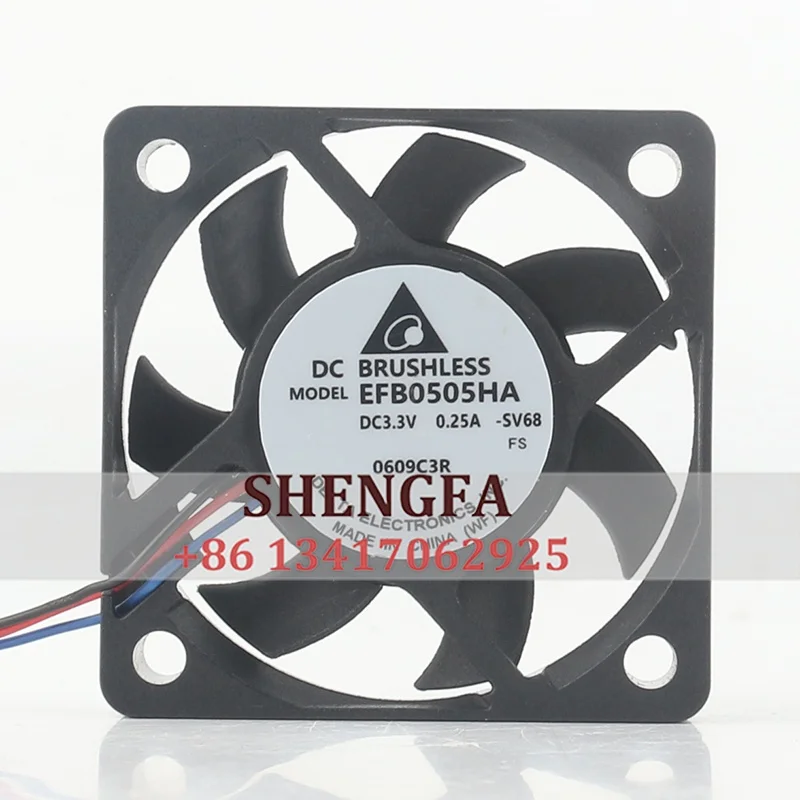 cooling fan EFB0505HA Delta 5V 12V 24V 48V DC3.3V 0.25A ultra-thin quiet graphics card usb Double Ball AC EC 5010 50X50X10MM 5CM