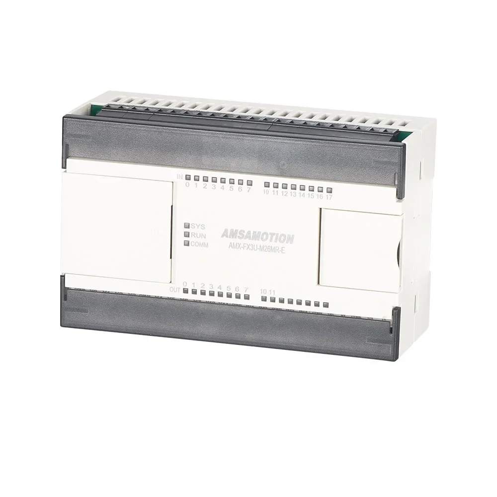 Imagem -05 - Controlador Ethernet para Mitsubishi Melsec Amx-fx3u26mr Compatível com Modbus Cabo Rtu Clp Fx3u Plc 4ai 2ao 16i 10o Atualização