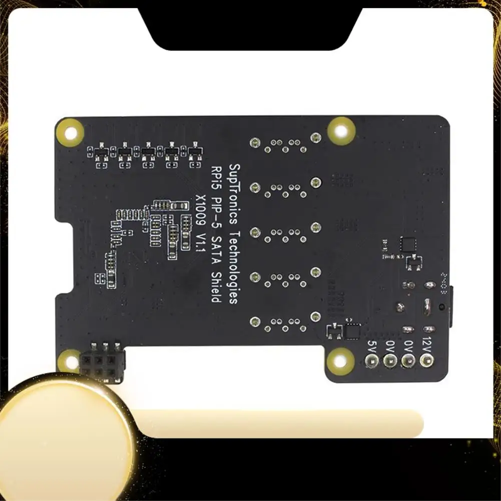 X1009 Pcie To 5-Port SATA Shield HDD Expansion Board SATA3.0 Expansion Board For Raspberry Pi 5