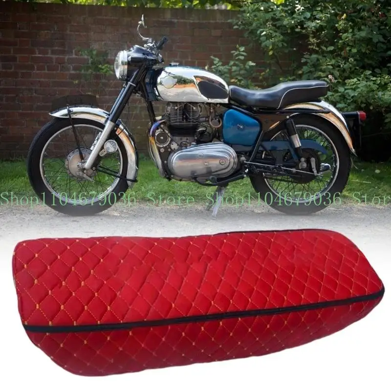 652F Quick Install Motorcycle Bag Multiple Layer Storage Red Protective Cover