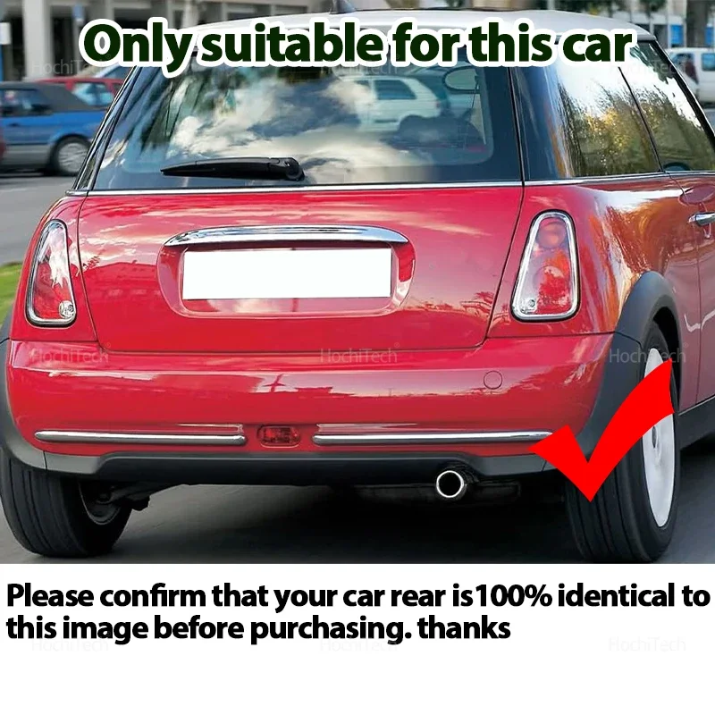White Car-Styling for BMW Mini Cooper ONE R50 Convertible R52 S R53 2x Rear LED SMD Number Plate Lamp 6000K License Light