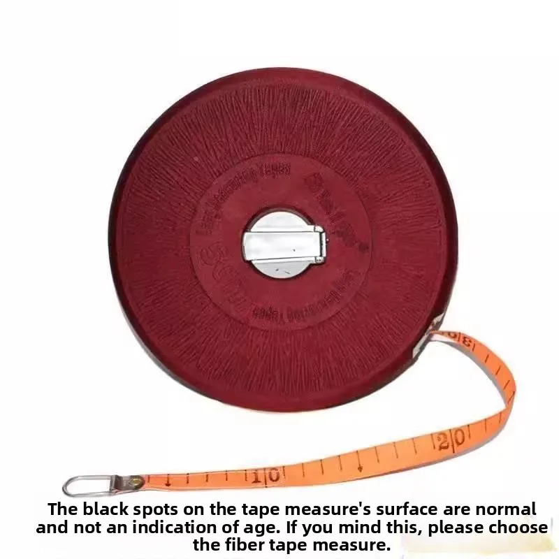 

Рулетка из стекловолокна 10 метров, мягкая универсальная измерительная лента для инженерных и геодезических работ, большой рулон, тканевая лента, метрический инструмент