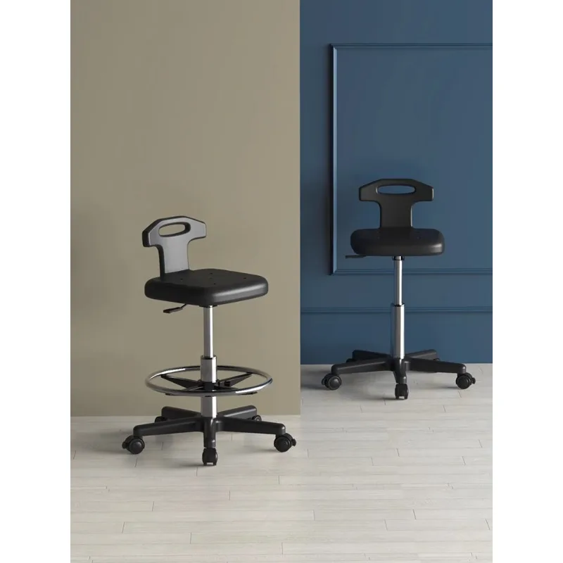 Bar chair, front desk, rotating backrest, lifting stool, minimalist household kitchen high legged stool