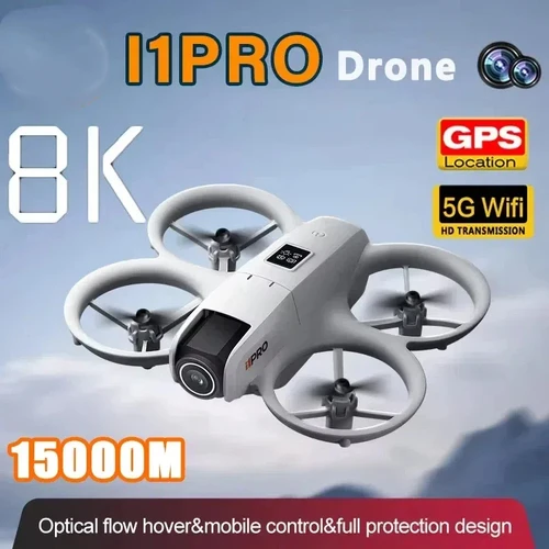 Mine nuevo Dron I1pro cámara profesional 8k Drone 5g Wifi Fpv Uav con pantalla Control remoto Rc Dron evitación aérea Quadcopter