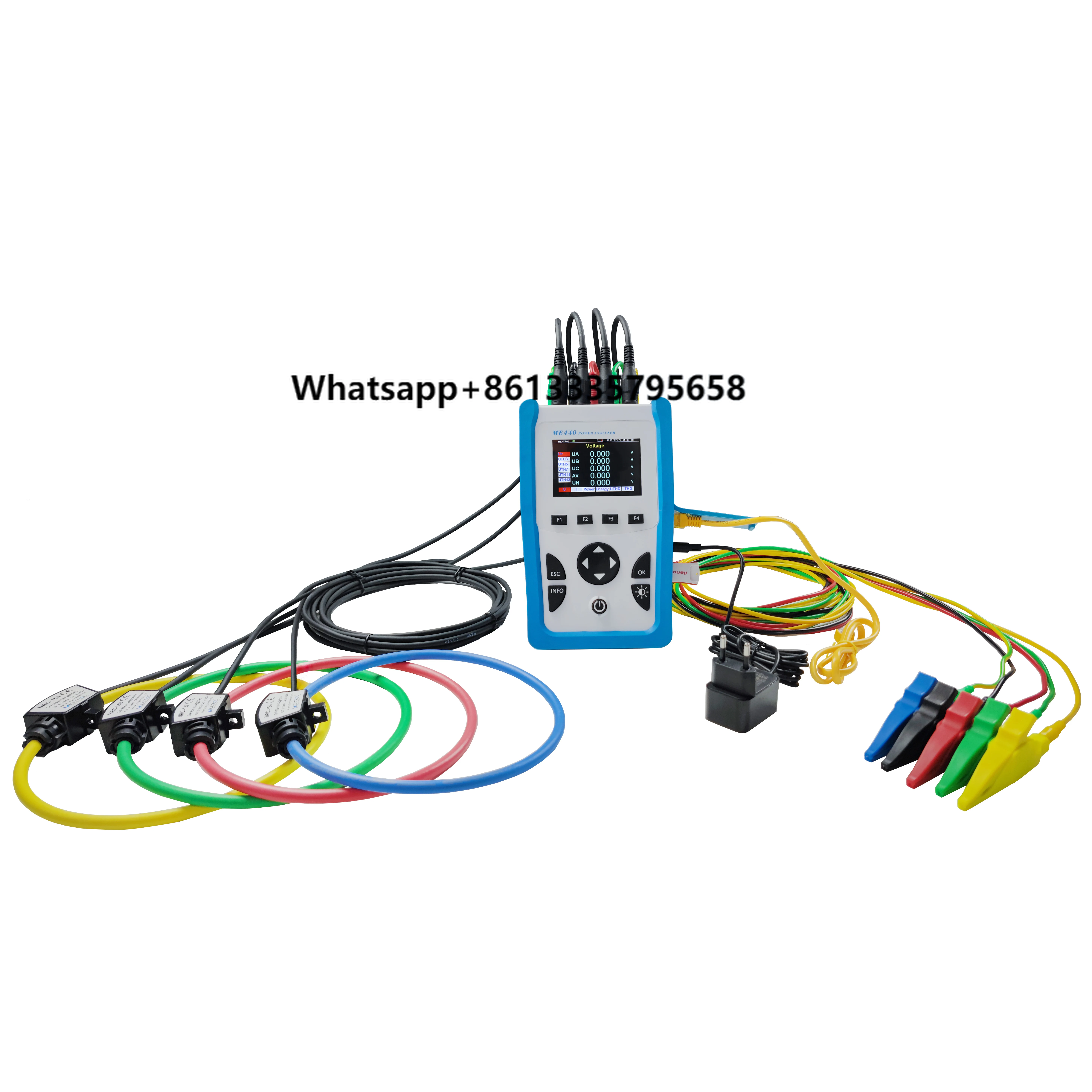 

ME440 Handheld 32GB Data Logger Ethernet LAN Current Electrical Parameters Measuring Instruments Rogowksi Clamp Meter