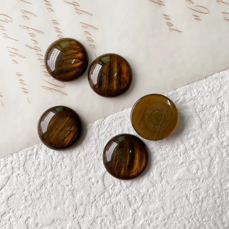 30pcs Vintage Love Heart Flat Back Resin Cabochons Patch Diy Phone Case Hair Clip Shoes Jewelry Decoration Crafts Accessories - view 3