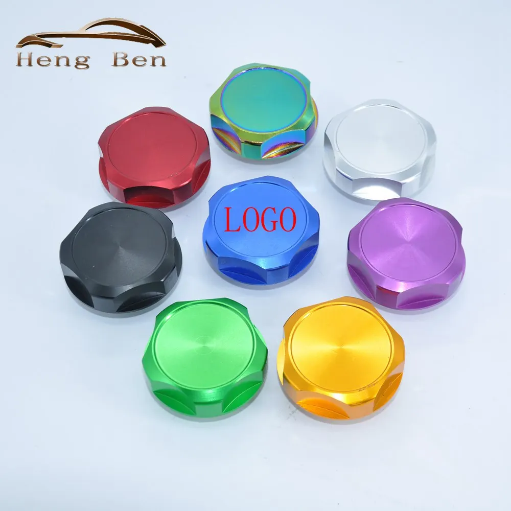 HB Hight Quality Engine  Anodizing Aluminum Oil Tank Cap Cover Forged Billet Oil Cap