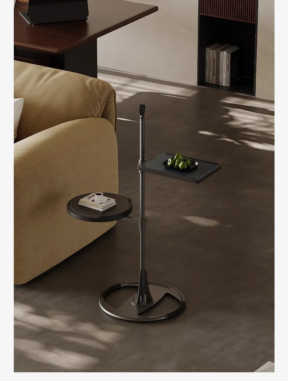 Italian minimalist stainless steel lifting edge living room 2025 new high-end art sheet music stand