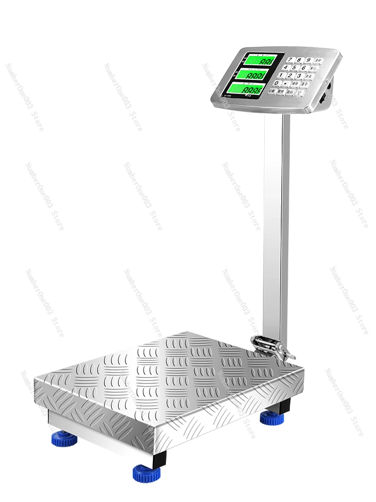 Commercial Bench Scale Stainless Steel 300kg Electronic 100kg Waterproof Electronic Accurate Foldable Seafood