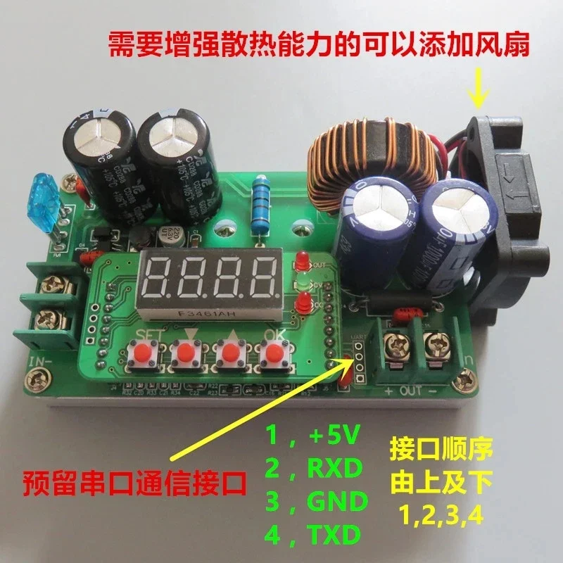 DKP6008 CNC Adjustable DC Step-down Regulated Power Supply Module\constant Voltage and Constant Current Voltmeter