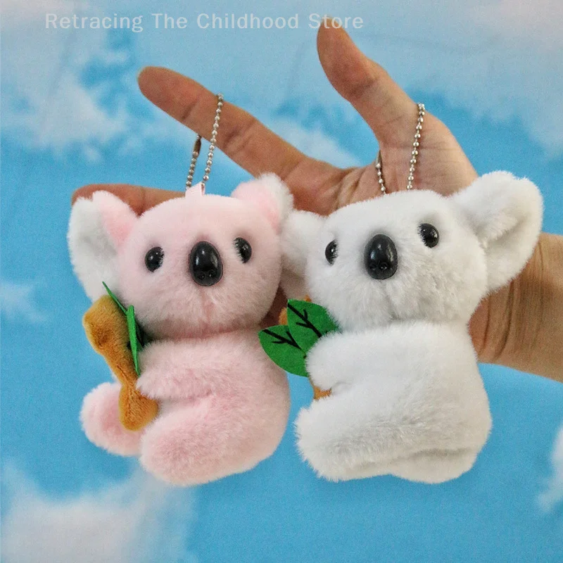 1 STKS Creatieve Knuffel Koala Sleutelhanger Leuke Cartoon Pluche Koala Fun Sleutelhanger Meisje vrouwen Rugzak Decoratie