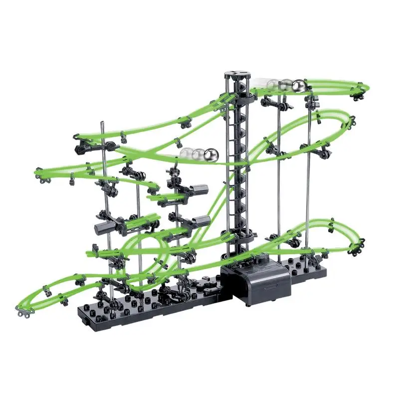 Marble Run Maze Race Track Games Spacerail Roller Coaster Electric Elevator Model Kids Education Science Toy Christmas Gifts