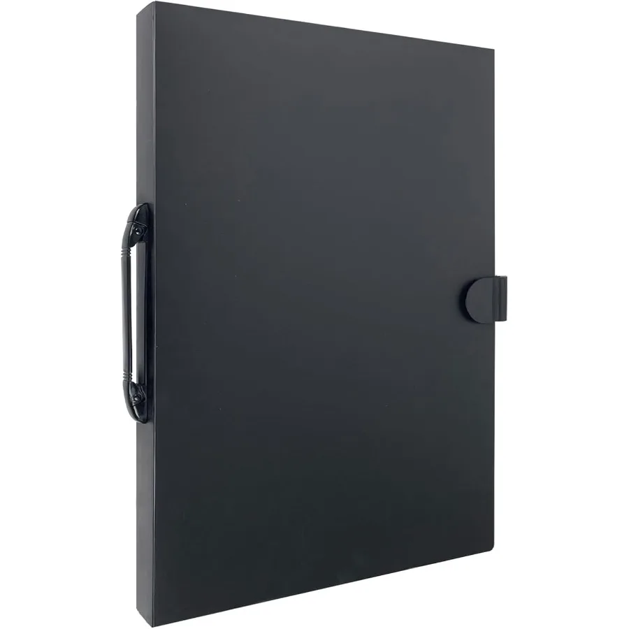 JJRING 16x22 Art Portfolio Folder for Diamond Painting with 40-Pocket Design Clear Plastic Sleeves Display Book Featuring Handl