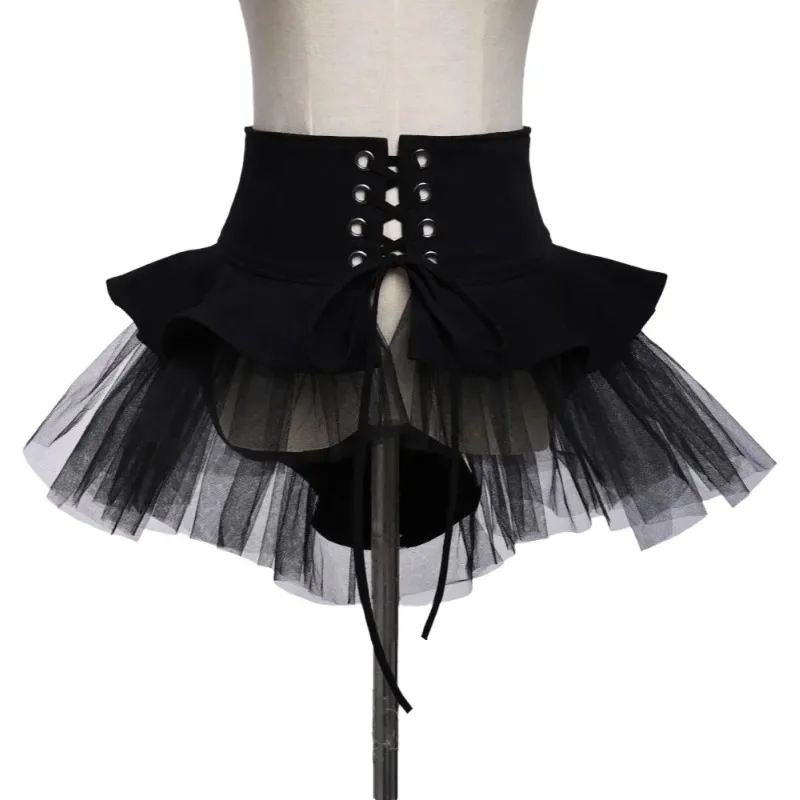 2026-new-gothic-steampunk-corset-skirt-irregular-mermaid-cocktail-skirt-women-costume-skirt-for-party-cosplay-evening-matching