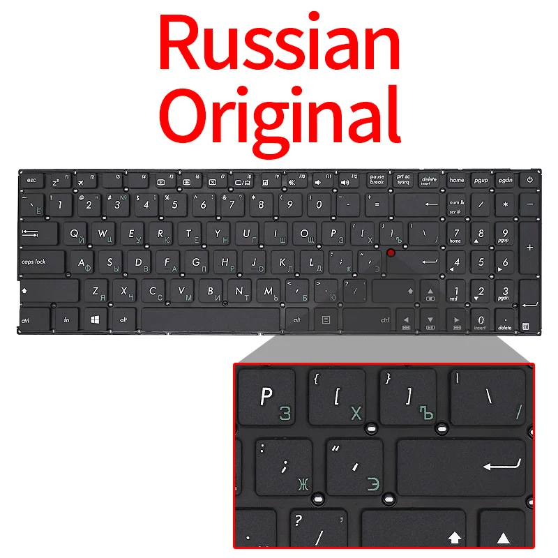 New Original US Russian Laptop Keyboard For ASUS X540L X540LJ X540CA X540SA X540LA/SC K540L A540U