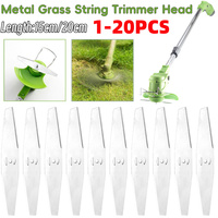 1-20PCS 150/200mm Metal Grass String Trimmer Head Grass Trimmer Blade Electric Lawn Mower Saw Blade Garden Tool Parts