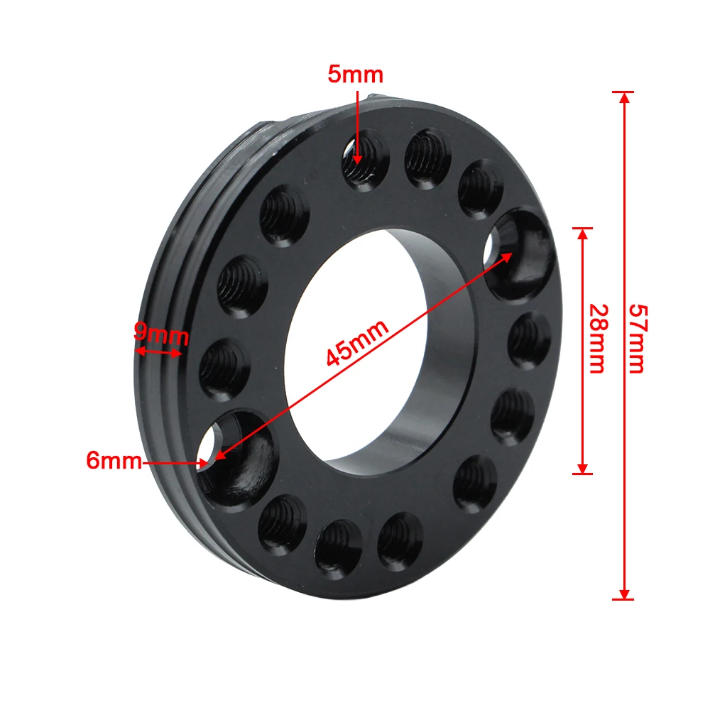 Motorcycle 28mm Colorful CNC Carb Adjuster Carburetor Inlet Manifold Spinner Plate Adaptor For Pit Dirt Bikes Buggy Accessories