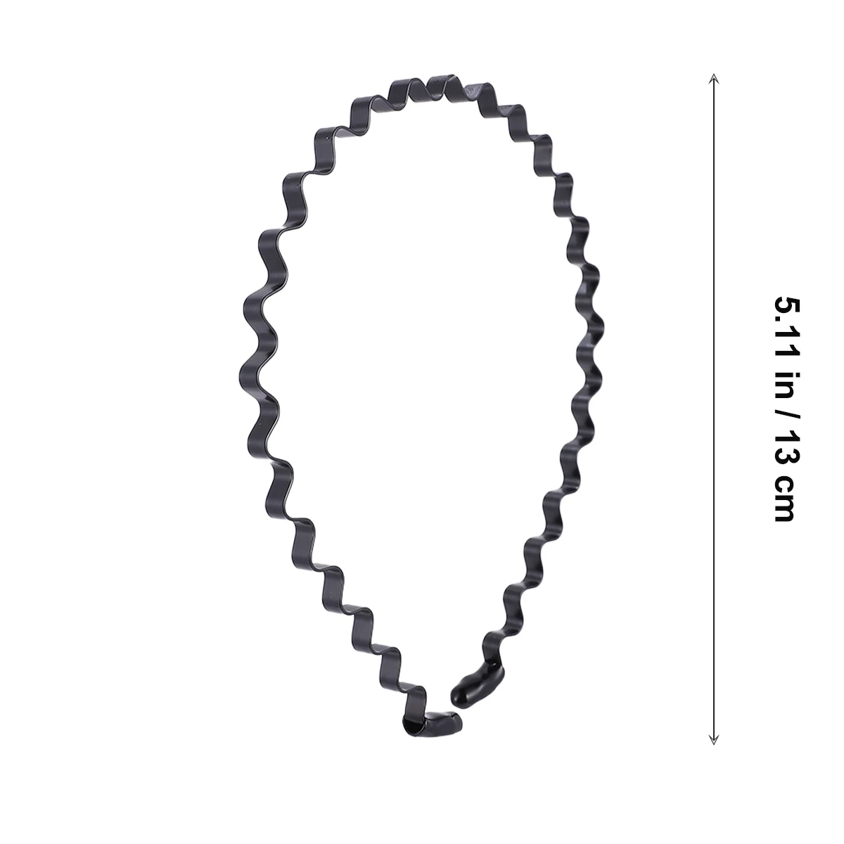 2 قطعة طوق الشعر الخلفي المملس 6 مللي متر رباط شعر مموج سميك للشعر الطويل رباط رأس أنيق غير قابل للانزلاق للرياضة غسل الوجه