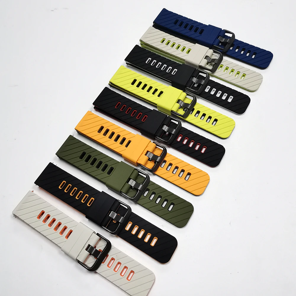 22mm Replacement Silicone Strap For HUAWEI WATCH GT 7 Pro 46mm GT 6 5 4 46mm Runner 2 Bracelet Watch 5/4/3 Pro Buds Sports Band