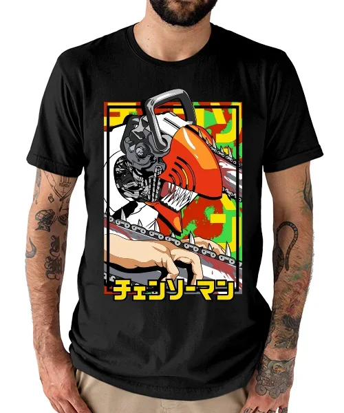 Camiseta unisex Chainsaw Man: Denji Primera Cotton anime T-shirt