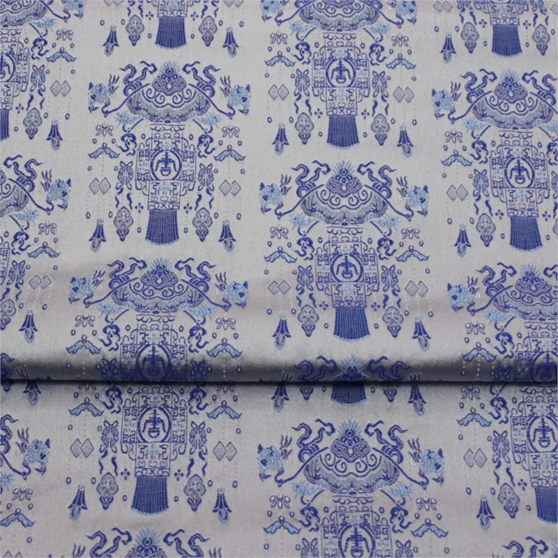 Pakaian Anak-anak Cheongsam Gaya Cina Lentera Sutra Brokat Jacquard Dekoratif Kain Hanfu