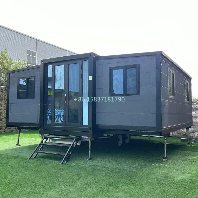 20ft 40FT Luxury Container House Office Prefabricated Expandable Modular Prefab House Expandable Container House Camping Home