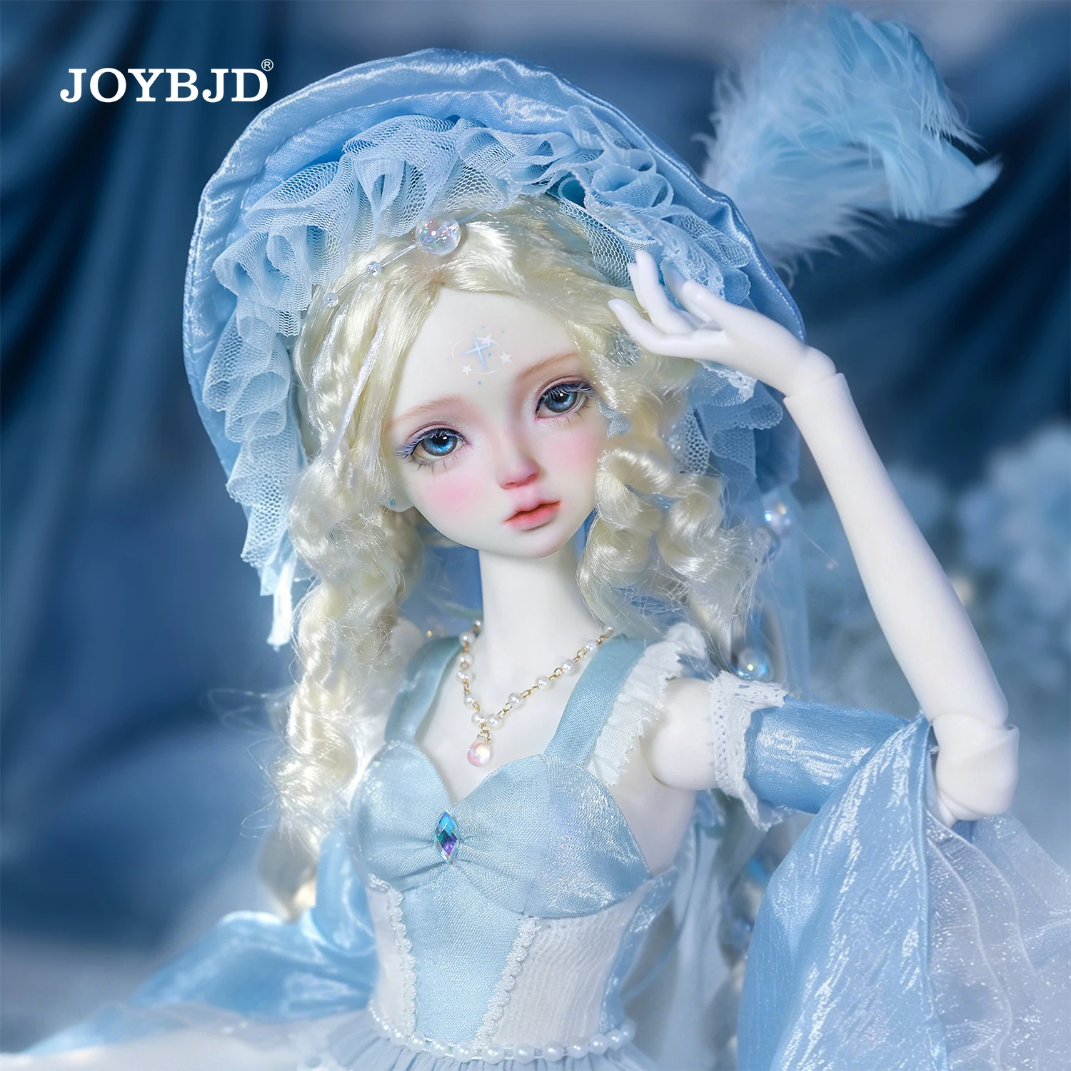 

Fantasy Angel 1/4 Beeno Full Set H BJD Doll French Royal Princess Outfit with Hat Handmade Ball-Jointed Doll Ideal Gift